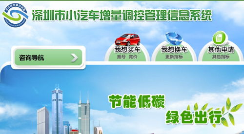 2021深圳市小汽车增量调控管理信息系统网址